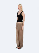 Mira 011 Sheer Pants in Sand – Ansicht 2