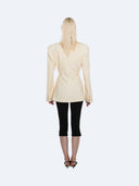Veronika 004 Cinched Waist Blazer Vanilla – Ansicht 4