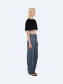 Romy 007 Fringe Top in Schwarz – Ansicht 6