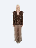 Regina 003 Sequin Blazer in Chocolate – Ansicht 1