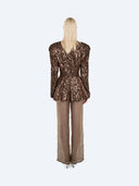 Regina 003 Sequin Blazer in Chocolate – Ansicht 4