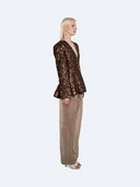 Regina 003 Sequin Blazer in Chocolate – Ansicht 2